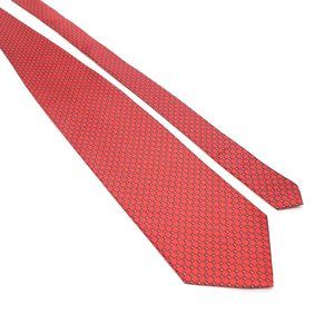 Fuliwang Mens Necktie Accessory Red Black Shiny Office Work Casual Dad Gift